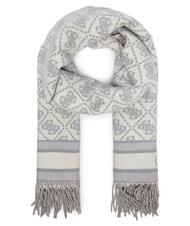 GUESS JACQUARD &Eacute;charpe &agrave; franges logo gris - &Eacute;charpes - 2