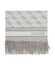 GUESS JACQUARD &Eacute;charpe &agrave; franges logo gris - &Eacute;charpes - 4