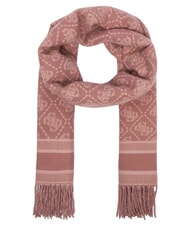 GUESS JACQUARD &Eacute;charpe &agrave; franges logo cannelle - &Eacute;charpes - 2