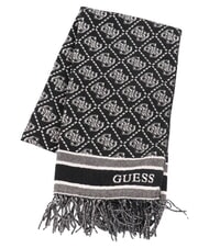 GUESS JACQUARD &Eacute;charpe &agrave; franges logo noir - &Eacute;charpes - 2
