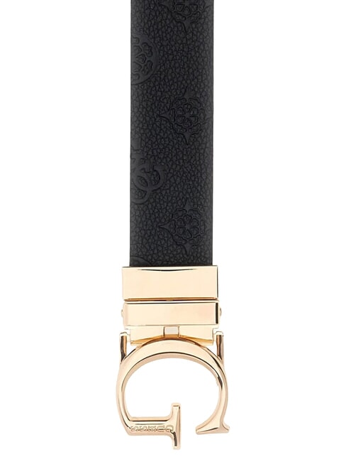 JENA Ceinture double face logo noir/logo en forme d'os - Ceintures