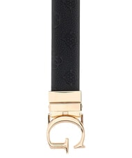 GUESS JENA Ceinture double face logo noir/logo en forme d'os - Ceintures - 2