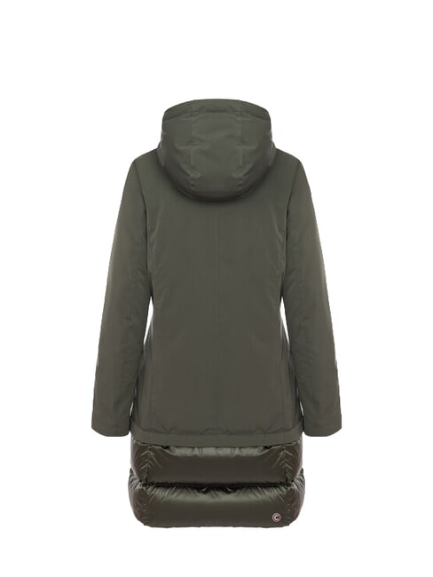PURENESS Doudoune bi-mati&egrave;re &agrave; capuche sous-bois - Doudounes femme
