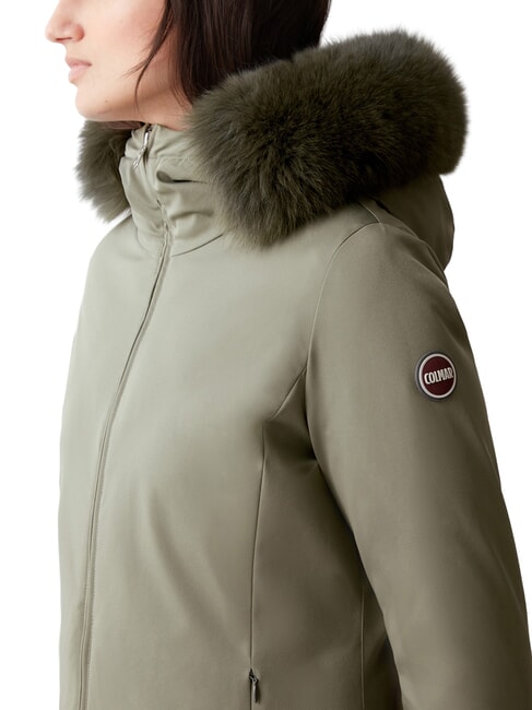 PURENESS veste &agrave; capuche boue - Doudounes femme