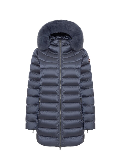 DELUXE Doudoune &agrave; capuche sombre et profond - Doudounes femme