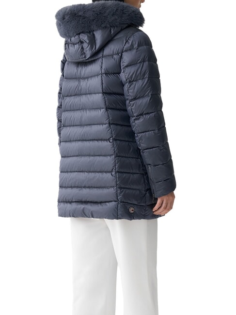 DELUXE Doudoune &agrave; capuche sombre et profond - Doudounes femme