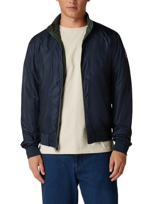 FIBERS veste r&eacute;versible bleu marine botanique - Vestes pour hommes