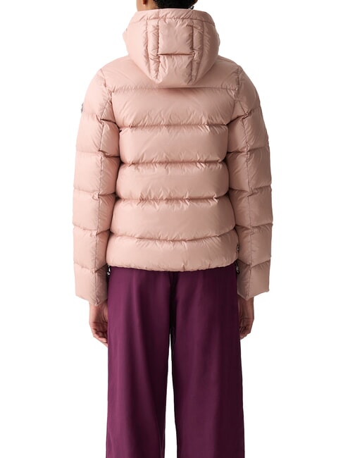 DELUXE Doudoune femme &agrave; capuche roses anciennes - Doudounes femme