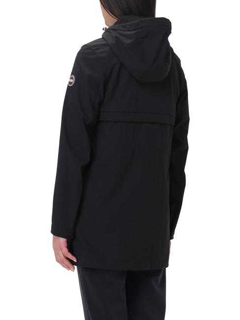 NEWFUTURITY Veste longue et l&eacute;g&egrave;re avec capuche noir - Vestes pour femmes