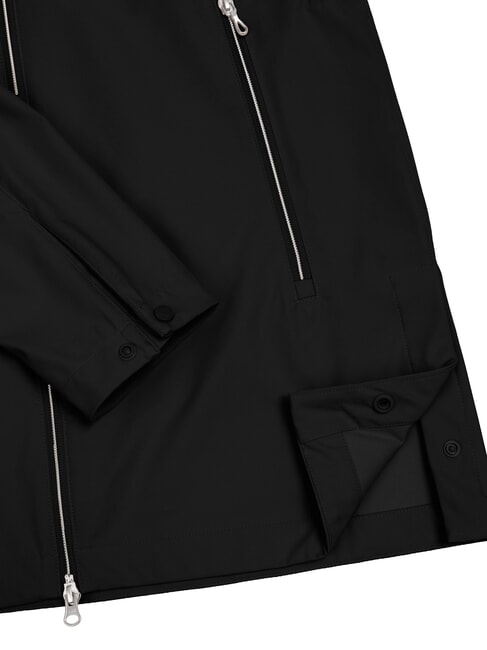 NEWFUTURITY Veste longue et l&eacute;g&egrave;re avec capuche noir - Vestes pour femmes