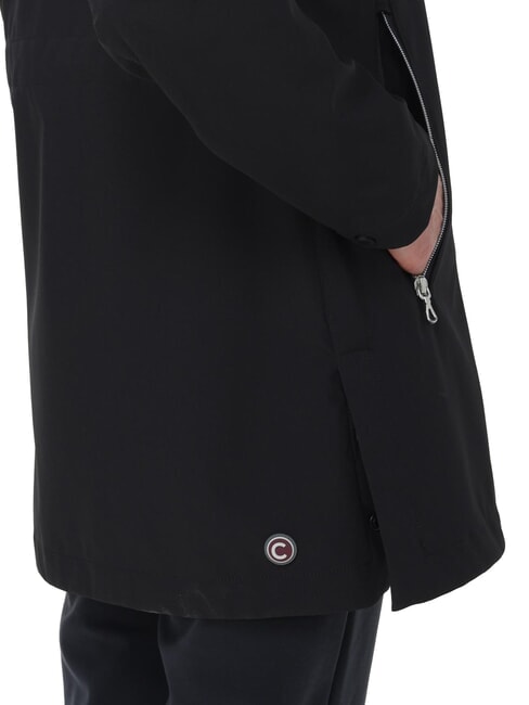 NEWFUTURITY Veste longue et l&eacute;g&egrave;re avec capuche noir - Vestes pour femmes