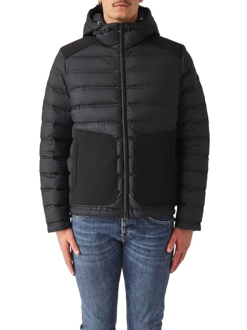 DURABILITY Doudoune &agrave; capuche noir - Doudounes homme