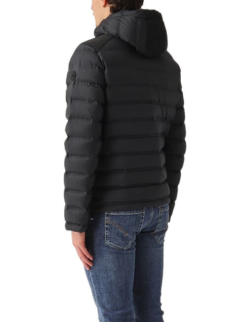 DURABILITY Doudoune &agrave; capuche noir - Doudounes homme