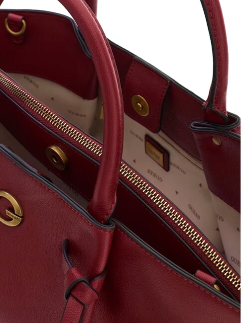 ALLEGRA Sac &agrave; main avec bandouli&egrave;re ROUGE - Sacs pour Femme