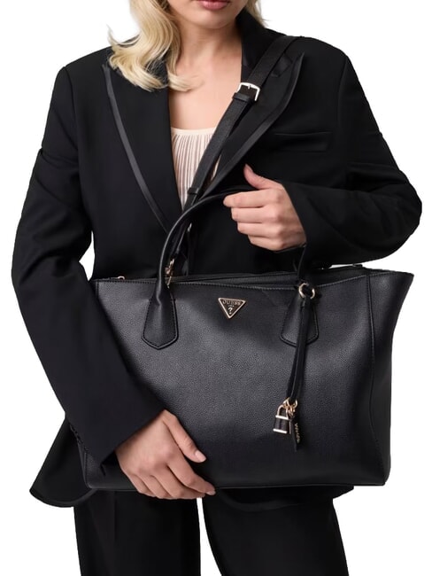 MARISSA Sac &agrave; main avec bandouli&egrave;re NOIR - Sacs pour Femme