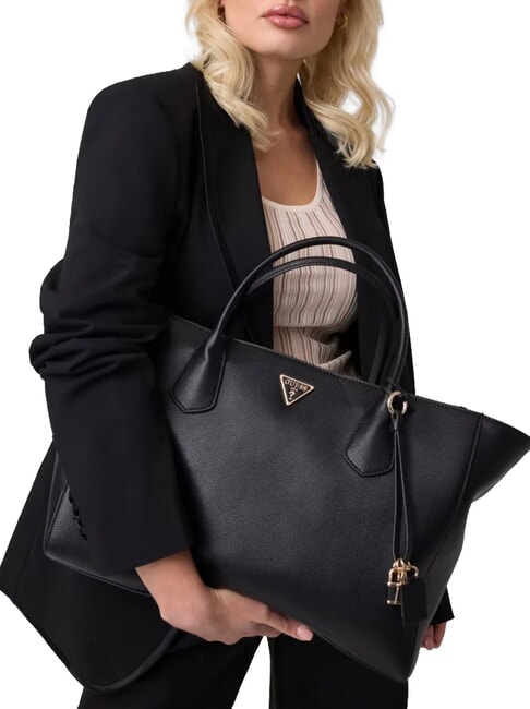 MARISSA Sac &agrave; main avec bandouli&egrave;re NOIR - Sacs pour Femme