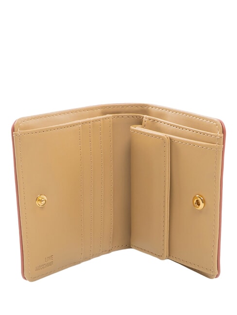 BOLD LOVE portefeuille compact &agrave; fermeture &eacute;clair rouiller - Portefeuilles Femme