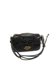 LOVE MOSCHINO SOFTY BOW sac bandouli&egrave;re Noir - Sacs pour Femme - 2