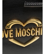 LOVE MOSCHINO SOFTY BOW sac bandouli&egrave;re Noir - Sacs pour Femme - 3