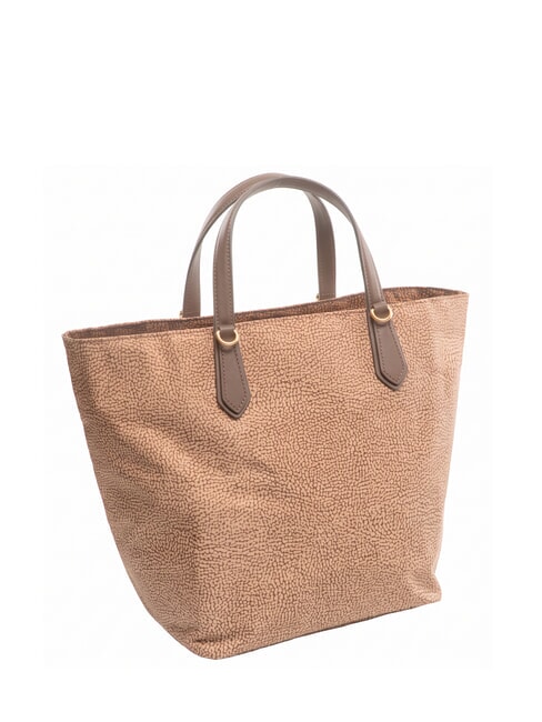 B-ESCAPE Sac &agrave; main avec bandouli&egrave;re beige/ch&acirc;taigne - Sacs pour Femme