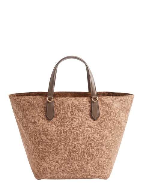 B-ESCAPE Sac &agrave; main avec bandouli&egrave;re beige/ch&acirc;taigne - Sacs pour Femme
