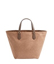 BORBONESE B-ESCAPE Sac &agrave; main avec bandouli&egrave;re beige/ch&acirc;taigne - Sacs pour Femme - 3