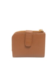 COCCINELLE METALLIC SOFT Mini portefeuille en cuir Cognac - Portefeuilles Femme - 3