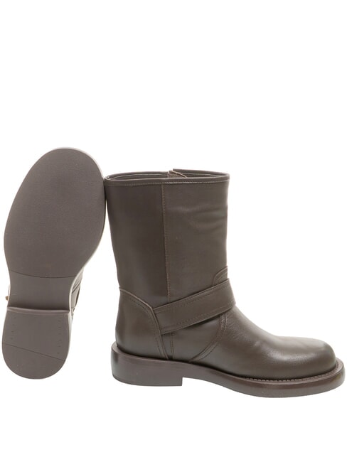 LOLA bottines en cuir caf&eacute; - Chaussures Femme