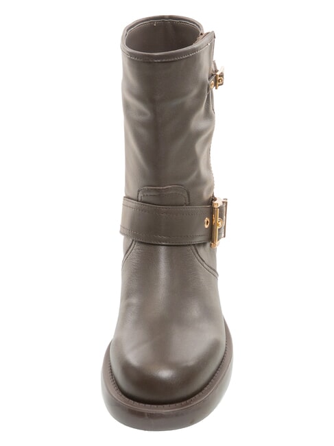 LOLA bottines en cuir caf&eacute; - Chaussures Femme