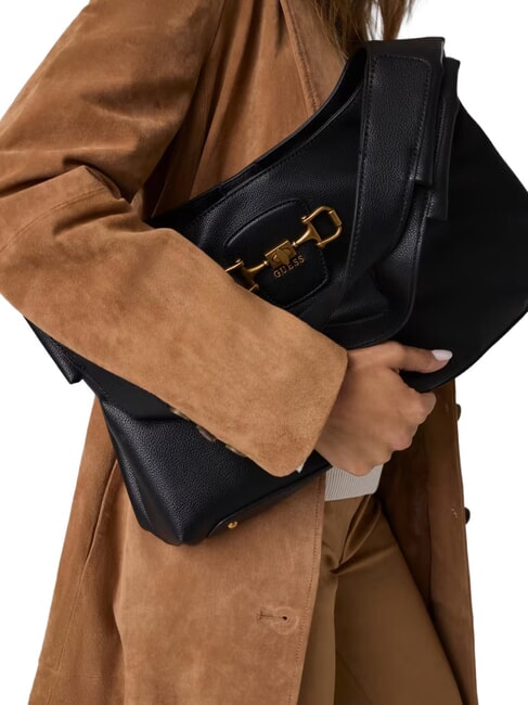 SUNSET Sac hobo, sac bandouli&egrave;re NOIR - Sacs pour Femme