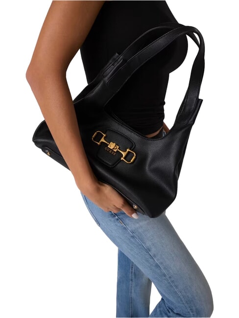 SUNSET Sac hobo, sac bandouli&egrave;re NOIR - Sacs pour Femme