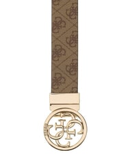 GUESS NOELLE  Ceinture r&eacute;versible logo latte/bois de rose - Ceintures - 4