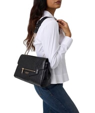 GUESS ANTONIA Sac bandouli&egrave;re ajustable NOIR - Sacs pour Femme - 5