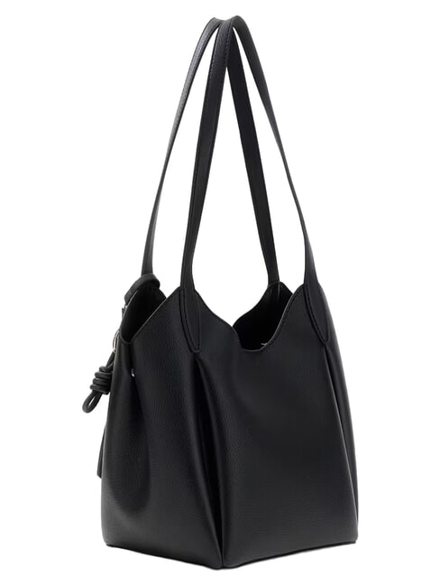 MELODY Sac bandouli&egrave;re &agrave; double poign&eacute;e NOIR - Sacs pour Femme