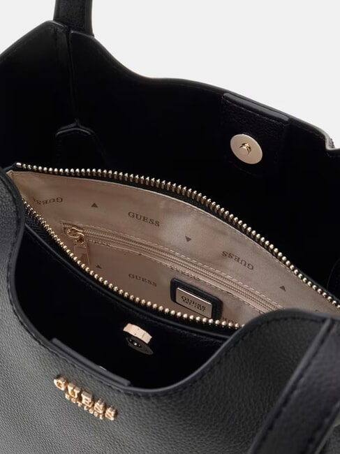 MELODY Sac bandouli&egrave;re &agrave; double poign&eacute;e NOIR - Sacs pour Femme