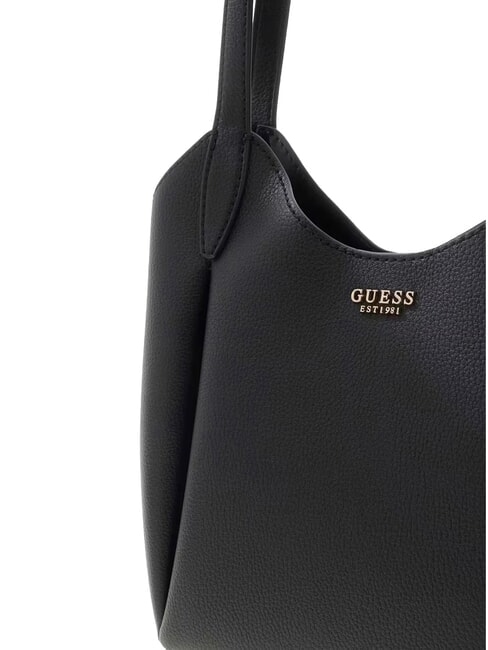 MELODY Sac bandouli&egrave;re &agrave; double poign&eacute;e NOIR - Sacs pour Femme