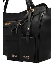 GUESS ANTONIA Sac &agrave; main avec bandouli&egrave;re NOIR - Sacs pour Femme - 4