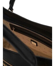 GUESS ANTONIA Sac &agrave; main avec bandouli&egrave;re NOIR - Sacs pour Femme - 6