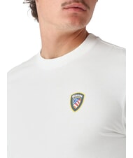 BLAUER IRVING NEW T-shirt en coton Blanc comme neige - T-shirt - 3