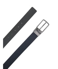 ARMANI EXCHANGE A|X Ceinture en cuir double face marine/tourbe - Ceintures - 2