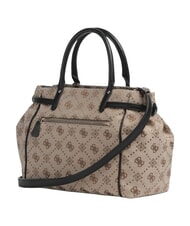 GUESS DOROTHY Sac &agrave; main avec bandouli&egrave;re logo lait/noir - Sacs pour Femme - 2