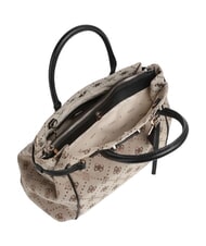GUESS DOROTHY Sac &agrave; main avec bandouli&egrave;re logo lait/noir - Sacs pour Femme - 4