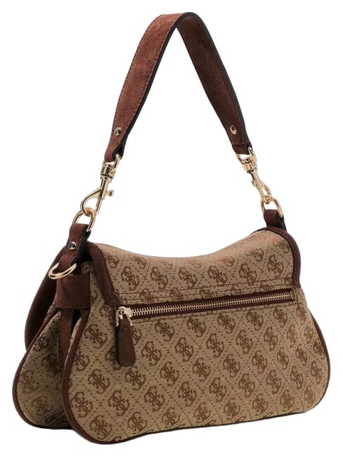 SAMANTHA Sac bandouli&egrave;re, avec bandouli&egrave;re logo latte / marron - Sacs pour Femme