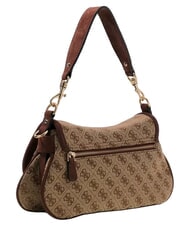 GUESS SAMANTHA Sac bandouli&egrave;re, avec bandouli&egrave;re logo latte / marron - Sacs pour Femme - 2