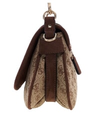 GUESS SAMANTHA Sac bandouli&egrave;re, avec bandouli&egrave;re logo latte / marron - Sacs pour Femme - 4