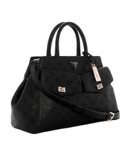 GUESS BLAKE Sac &agrave; main avec bandouli&egrave;re logo noir - Sacs pour Femme - 2