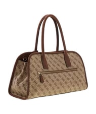 GUESS SAMANTHA Sac &agrave; main avec bandouli&egrave;re logo latte / marron - Sacs pour Femme - 3