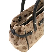 GUESS DOROTHY Sac &agrave; main avec bandouli&egrave;re logo lait/noir - Sacs pour Femme - 5