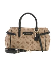 GUESS DOROTHY Sac &agrave; main avec bandouli&egrave;re logo lait/noir - Sacs pour Femme - 6