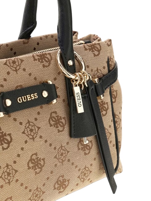 DOROTHY Sac &agrave; main avec bandouli&egrave;re logo lait/noir - Sacs pour Femme